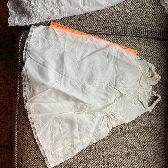 Vintage 40’s White Child’s Baby Girls Dress & Slip 3-6 months? - Picture 2 of 7
